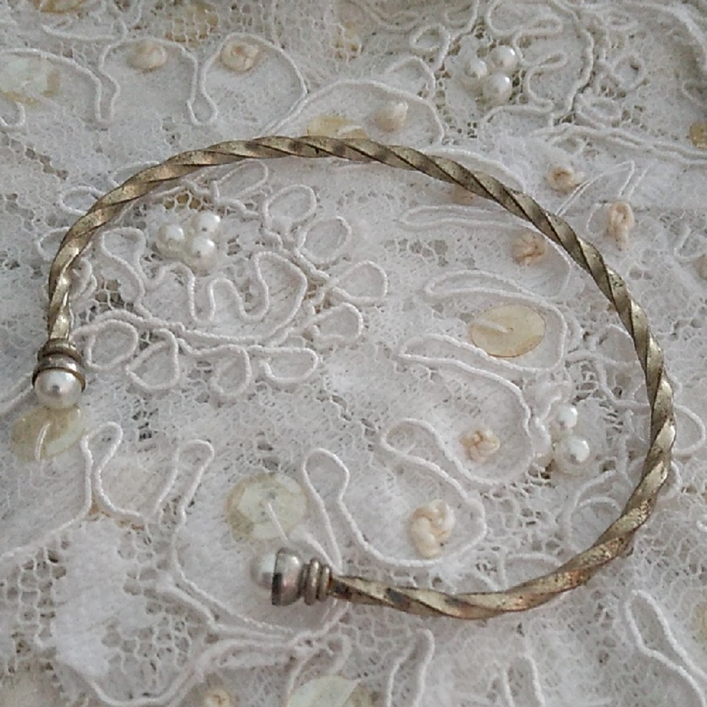 Gold and Silver Twisted Rope Bracelets